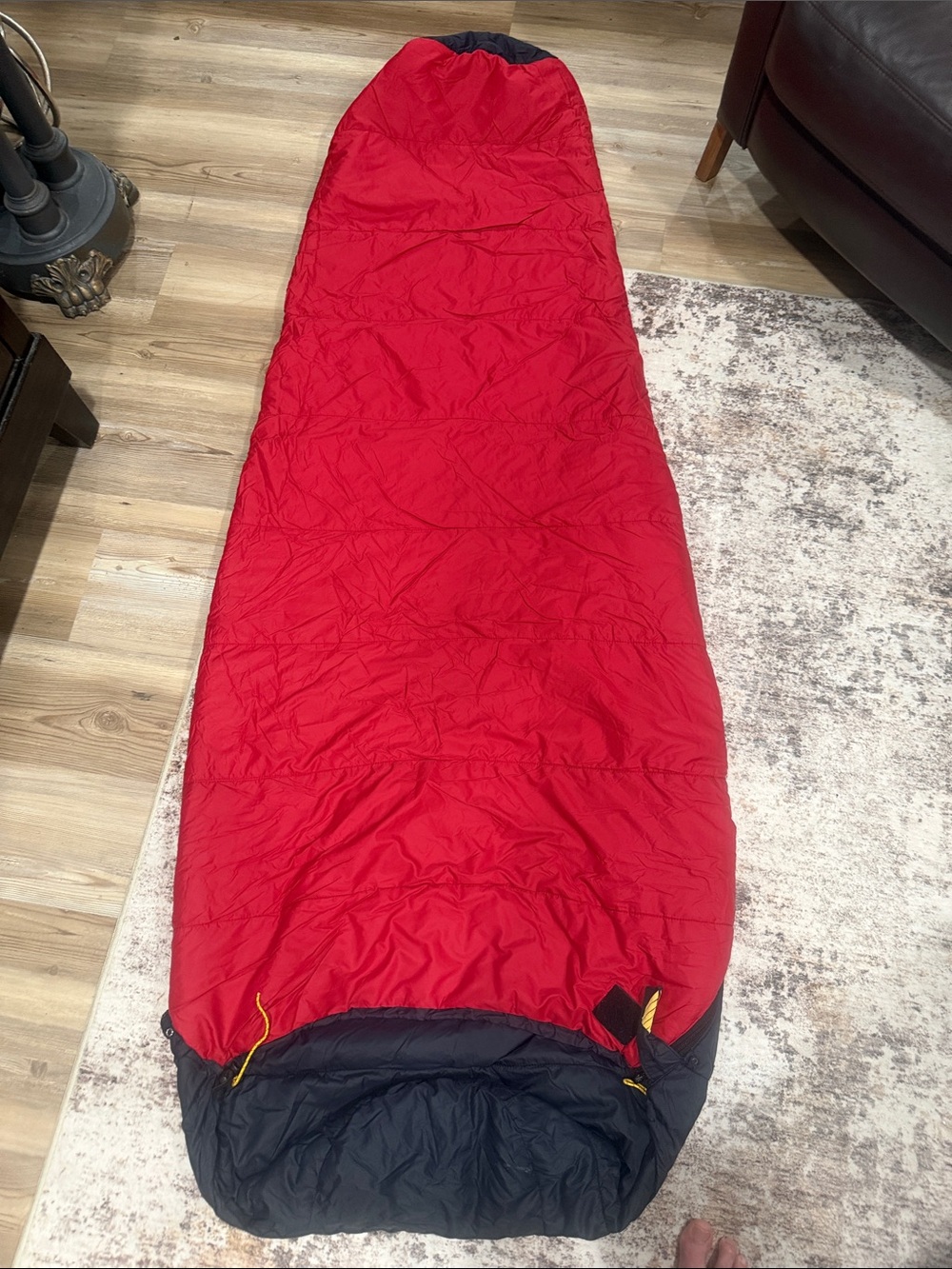 The Cosmic Down Red Mummy Sleeping Bag - Kelty